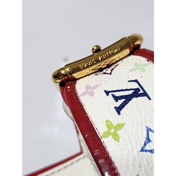 Authentic LOUIS VUITTON Monogram Canvas Slides White/Multicolored Size 39.5 - Picture 13 of 14